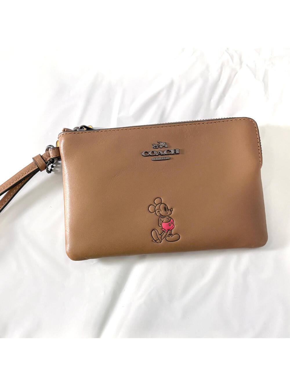 Disney X Coach Essential Small Wristlet with Mickey Mouse